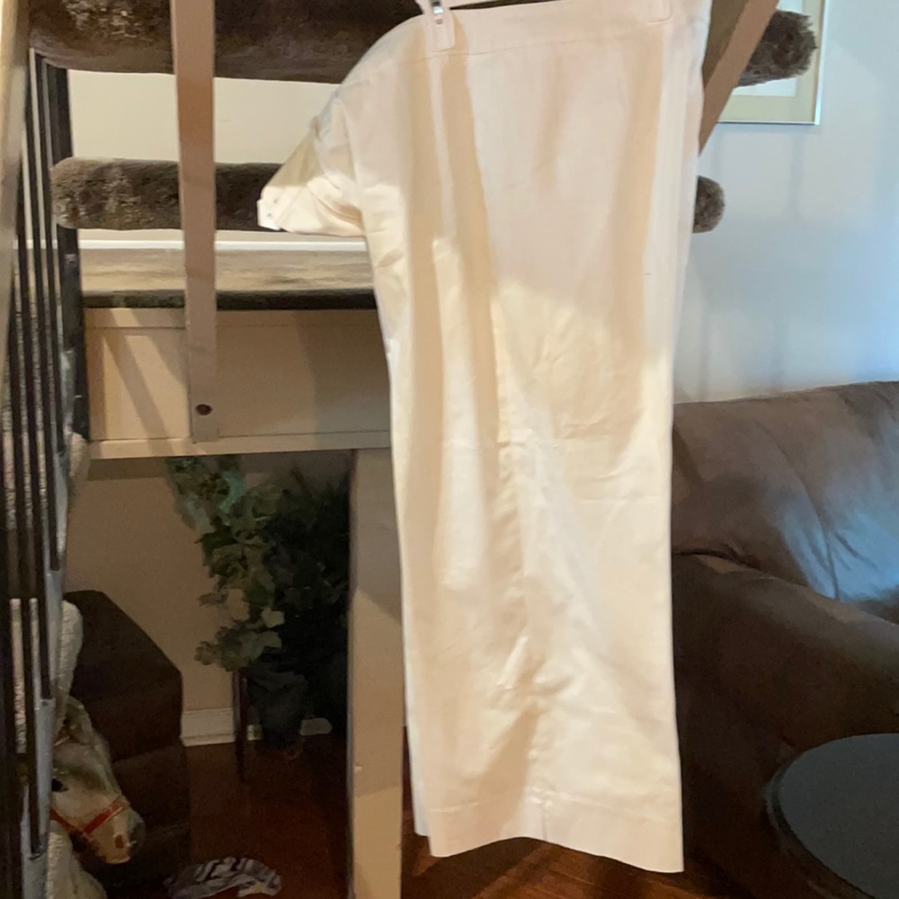 Jones New York white wide leg pant size 16
